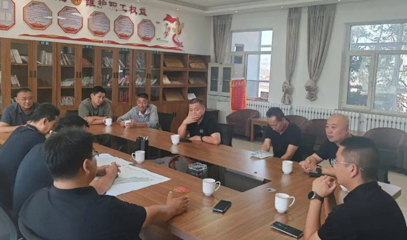  佰利乐公司与杭锦后旗人民当局发展互换座谈